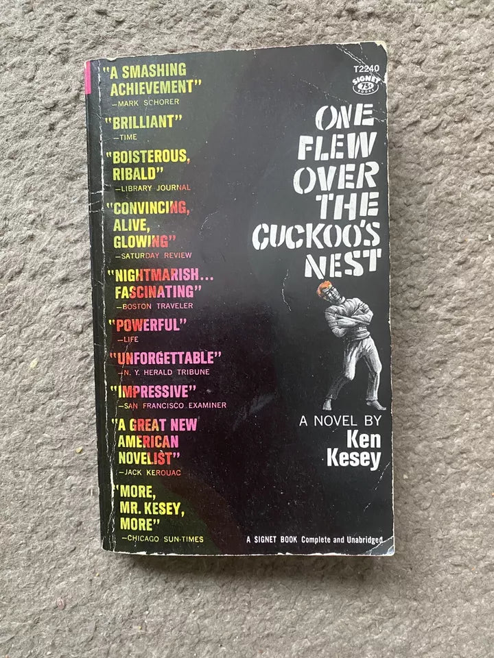 Ken Kesey Cut Signature "One Flew Over The Cuckoo's Nest" soft cover book - Niks And Knacks