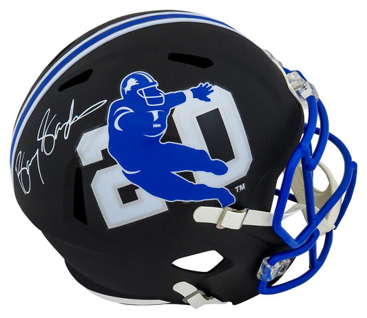 Barry Sanders Signed Full-Size Speed Helmet