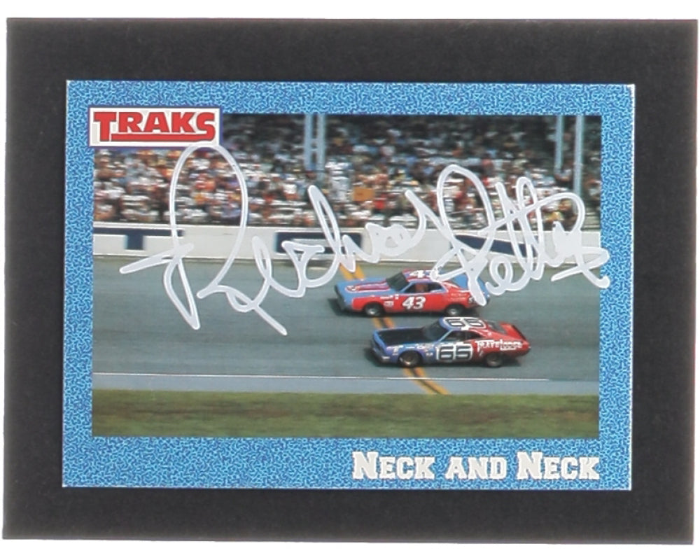 Richard Petty Signed 1991 Traks #5 Richard Petty's Car