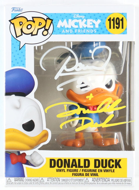 Daniel Ross Signed "Mickey And Friends" #1191 Funko Pop! Vinyl Figure Inscribed "Donald Duck"