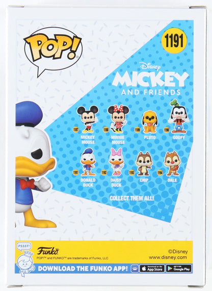 Daniel Ross Signed "Mickey And Friends" #1191 Funko Pop! Vinyl Figure Inscribed "Donald Duck"