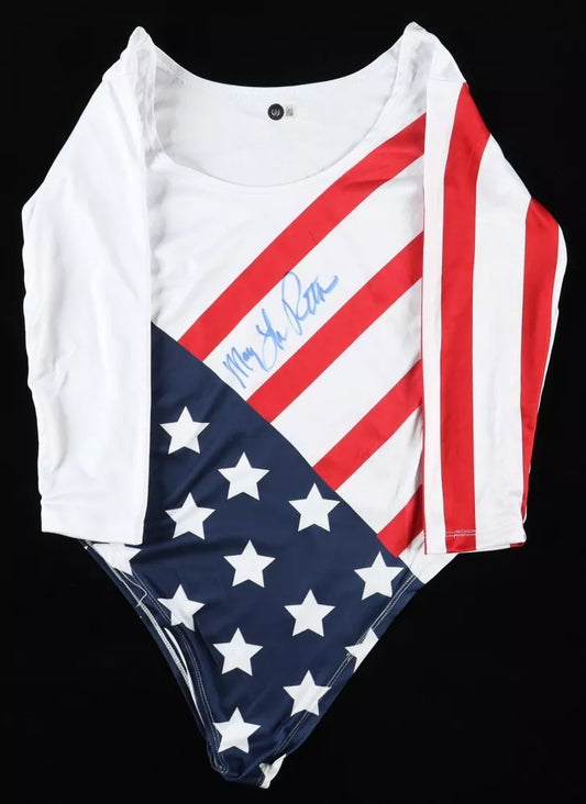 Mary Lou 'Americas Sweetheart' Retton Signed Singlet (Beckett Authenticated)