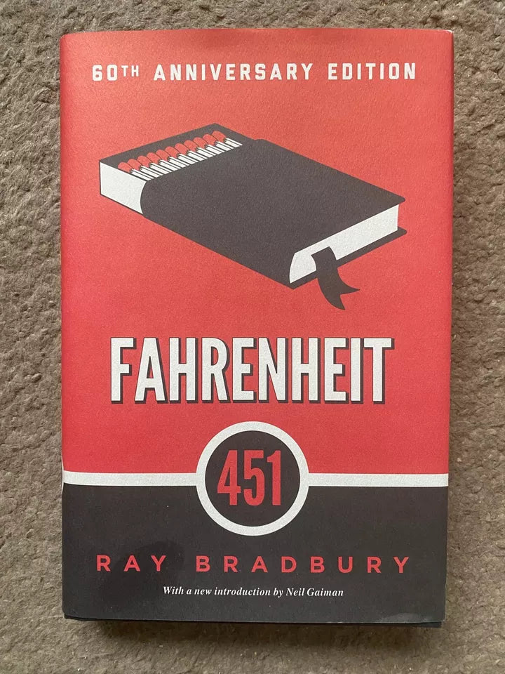 Ray Bradbury Cut Signature Fahrenheit 451 hard cover book. JSA authenticated - Niks And Knacks