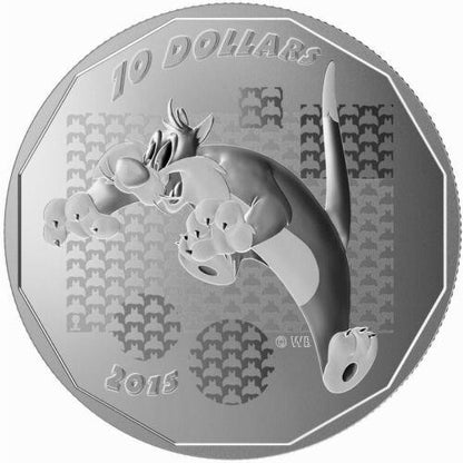 (4) Royal Canadian mint $10 Looney Tunes silver coins - Niks And Knacks