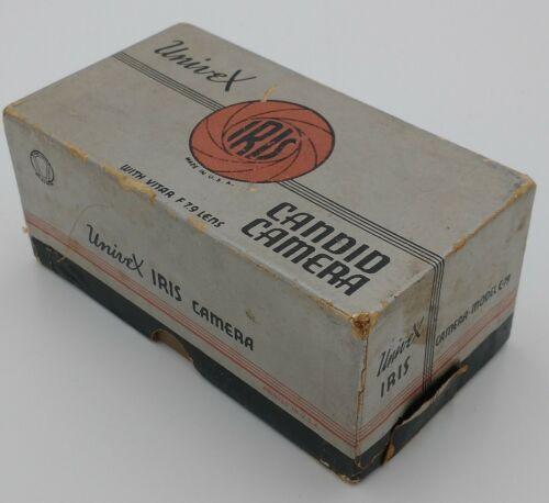 Vintage 1938 Univex Iris Candid Camera Model C-79 Universal Original Box Manual - Niks And Knacks