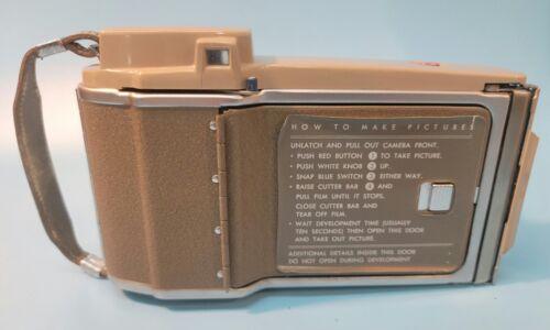 VTG Polaroid J33 Electric Eye Land Camera Original Box Leather Camera Case Flash - Niks And Knacks