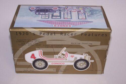 Conoco 1920's Replica Pedal Car Bank & Key 2000 Crown Premiums - Niks And Knacks