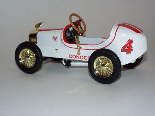 Conoco 1920's Replica Pedal Car Bank & Key 2000 Crown Premiums - Niks And Knacks