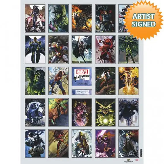 Marvel Masterpieces Retrospective 18"X 24" Ltd. edition print - Niks And Knacks