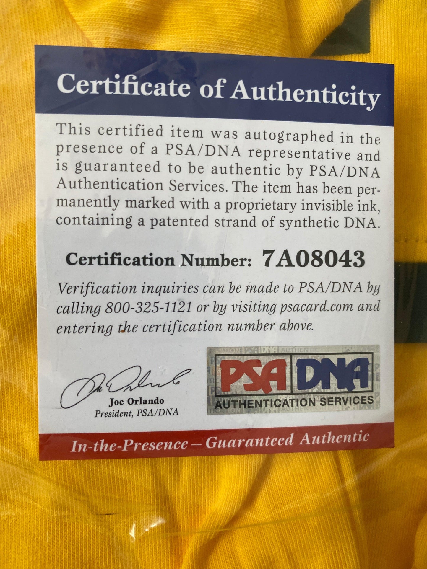 Brazil Pele Authentic Signed Soccer Jersey Auto Beckett & PSA DNA Authenticated - Niks And Knacks