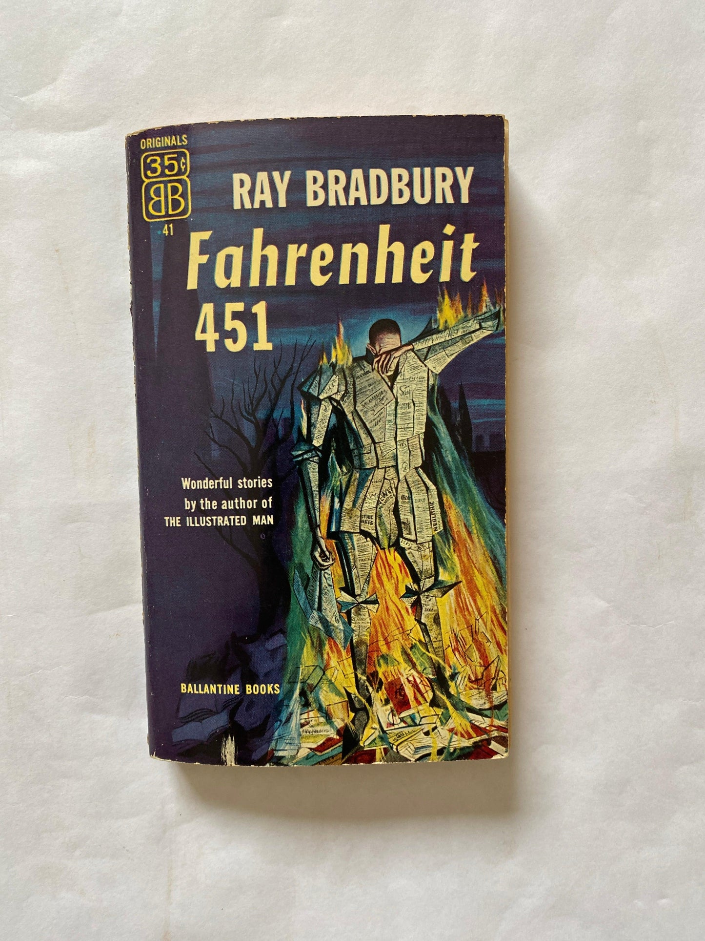 Ray Bradbury Signed 1953 Fahrenheit 451 book - Niks And Knacks