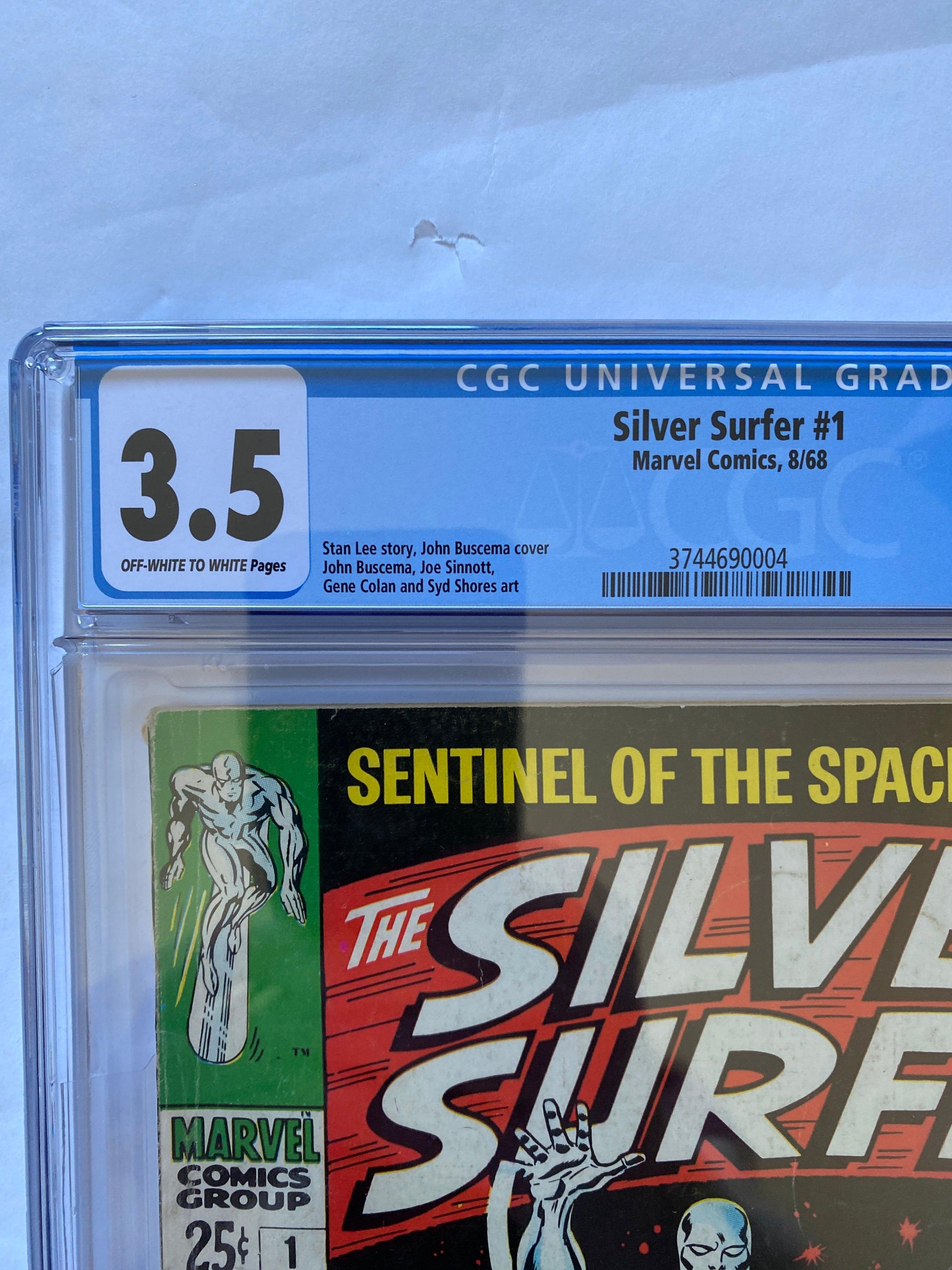 Silver Surfer #1, 1968 CGC 3.5 Graded Comic - Niks And Knacks